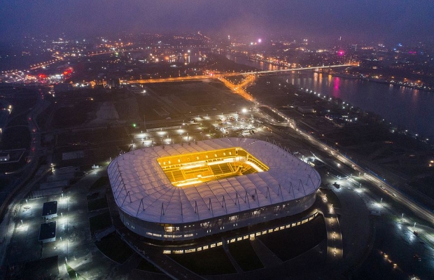 Владимир Путин совершит облет стадиона "Ростов-Арена" на вертолете